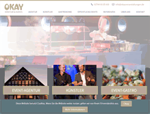 Tablet Screenshot of okayveranstaltungen.de